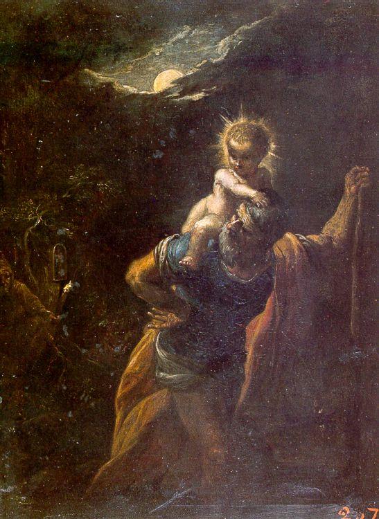  Adam  Elsheimer St.Christopher